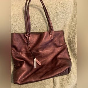 Vince Camuto metallic brown tote